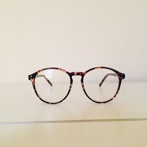 1980s Cute Nerd Tortoise Shell Glasses Hipster